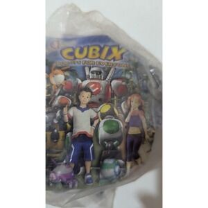 Burger‎ King Cubix Robots for Everyone Big Kids Meal Toy Vintage Yellow Robot